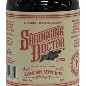 Saskatoon Wine Bottle