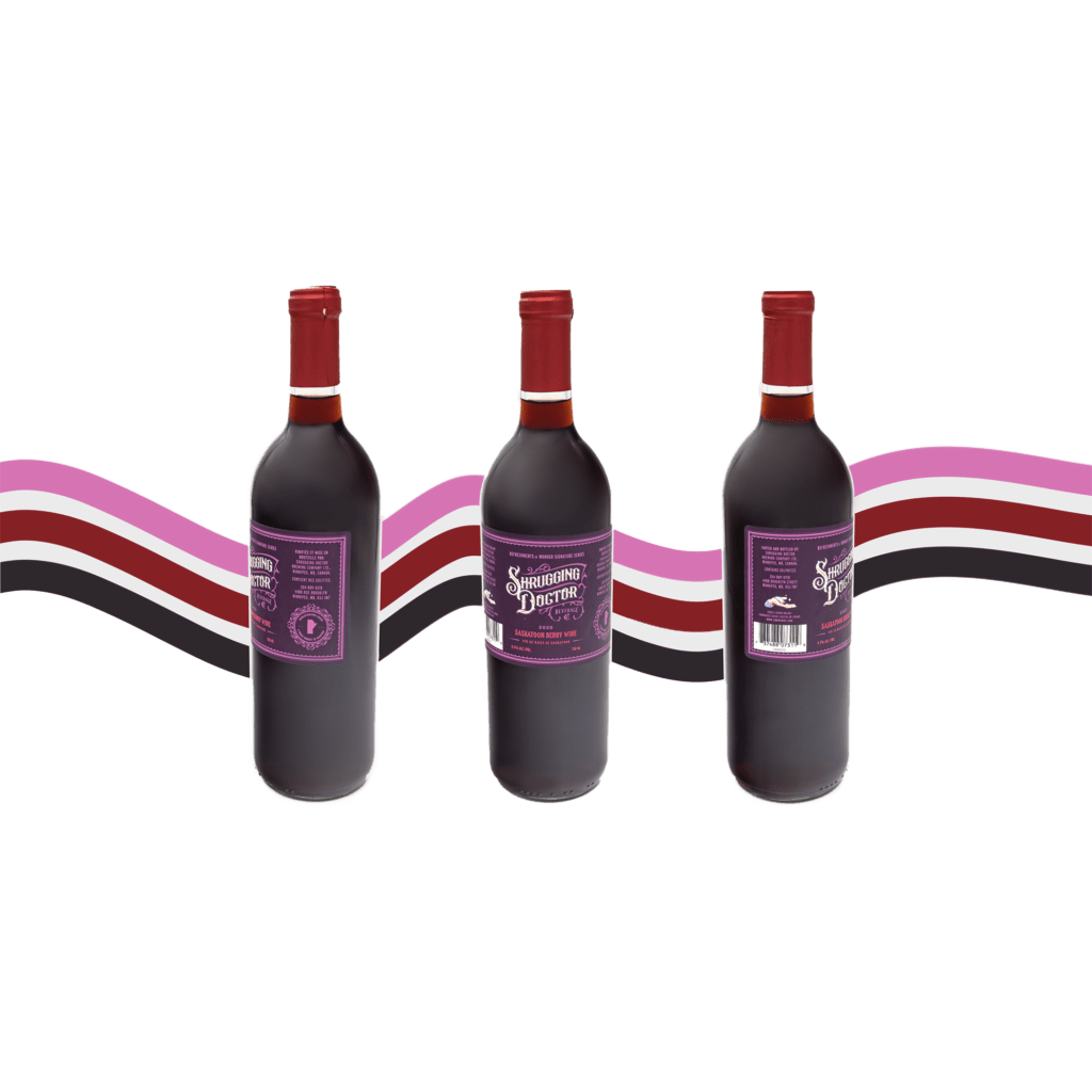 Saskatoon Berry Wine Shrugging Doctor Beverage Company