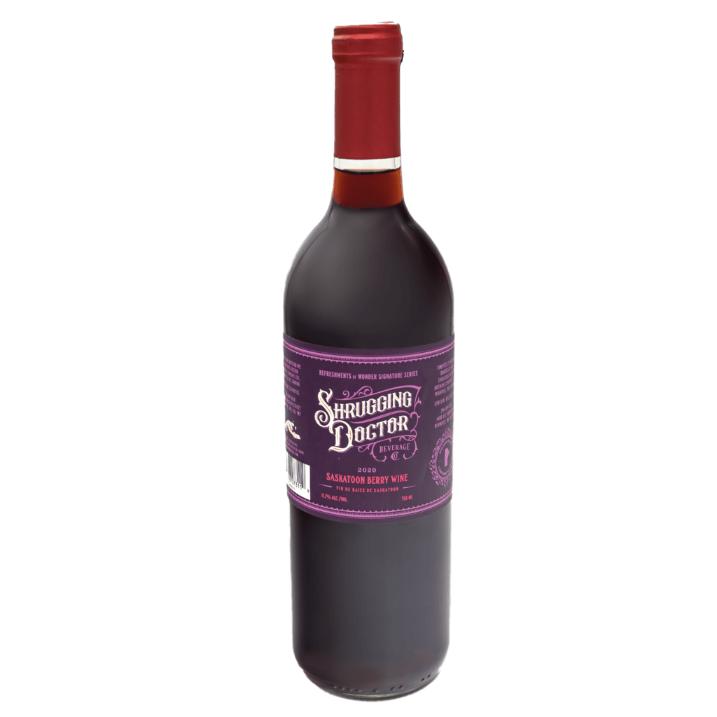 Saskatoon Berry Wine Shrugging Doctor Beverage Company