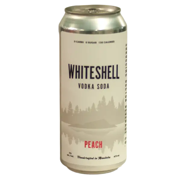 Whiteshell Vodka Soda – Peach