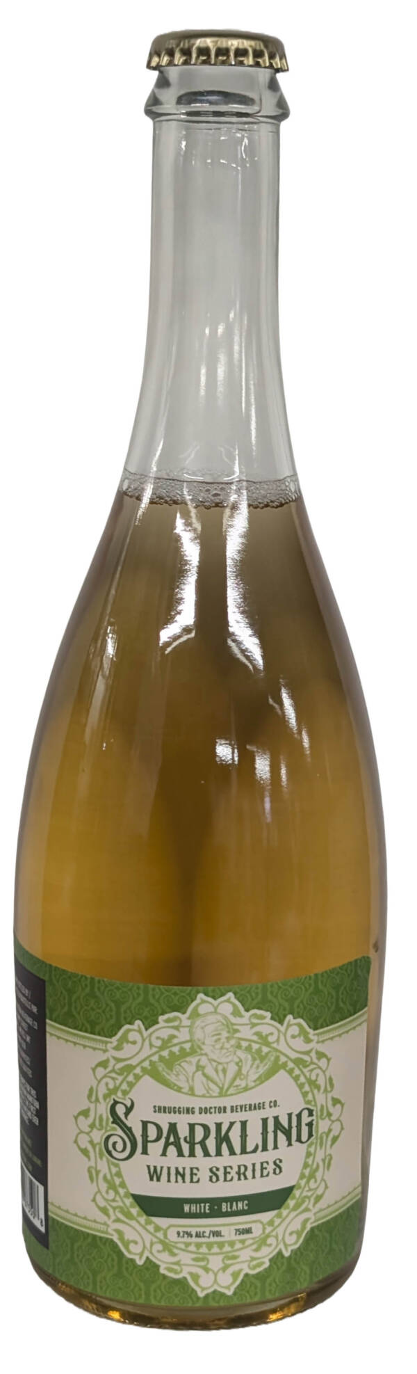 Sparkling White Wine Bottle Image